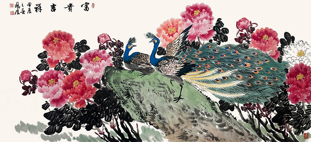 中美协会员窦凤展:“大金书”画集,绘就艺术传奇