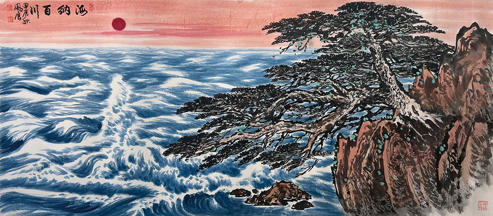 中美协会员窦凤展:“大金书”画集,绘就艺术传奇